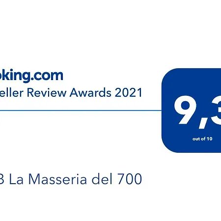 לינה וארוחת בוקר La Masseria Del '700 3*